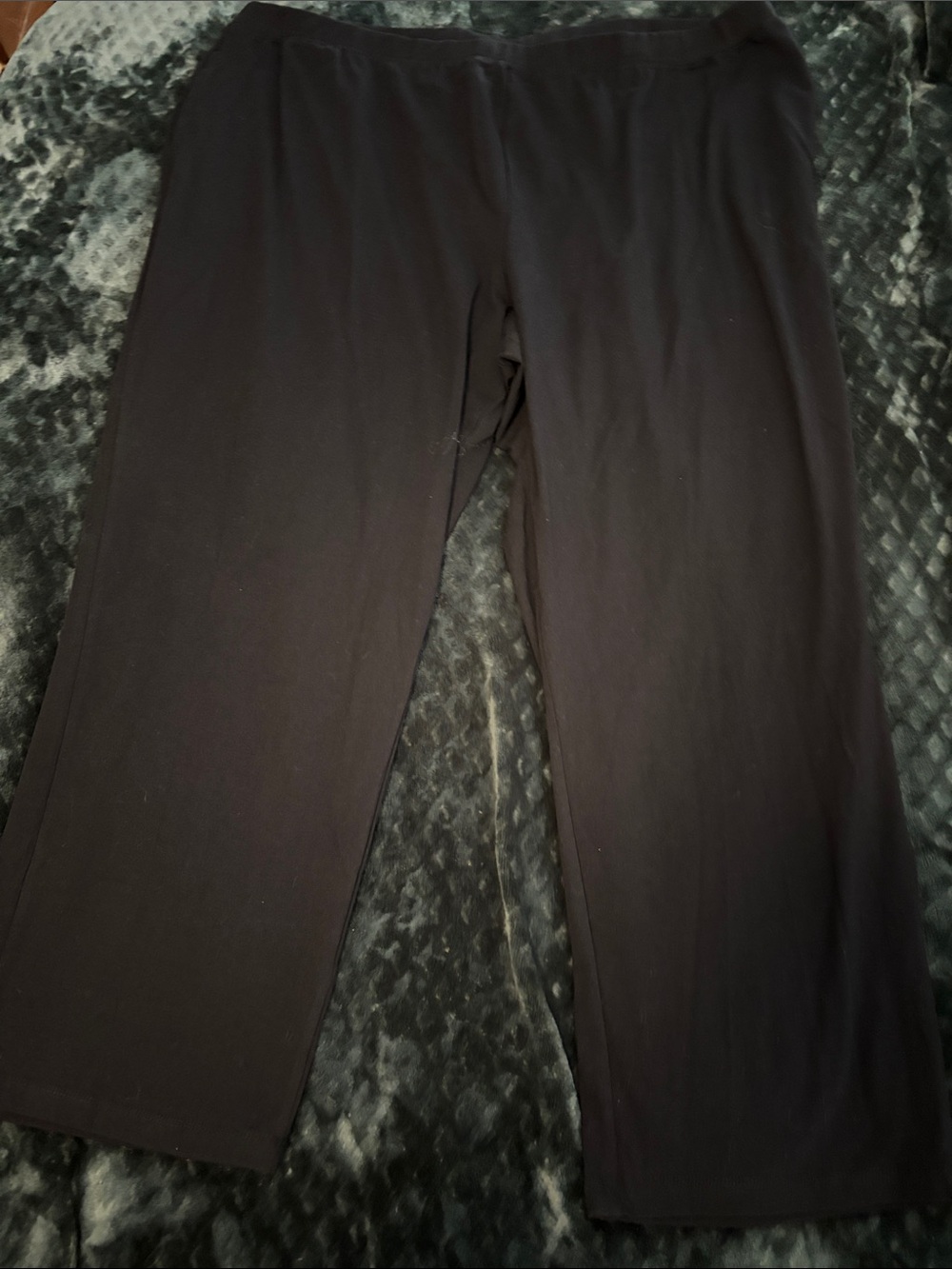 *NEW* Catherines Black Pull-On Pants       Sz 3X Petite
